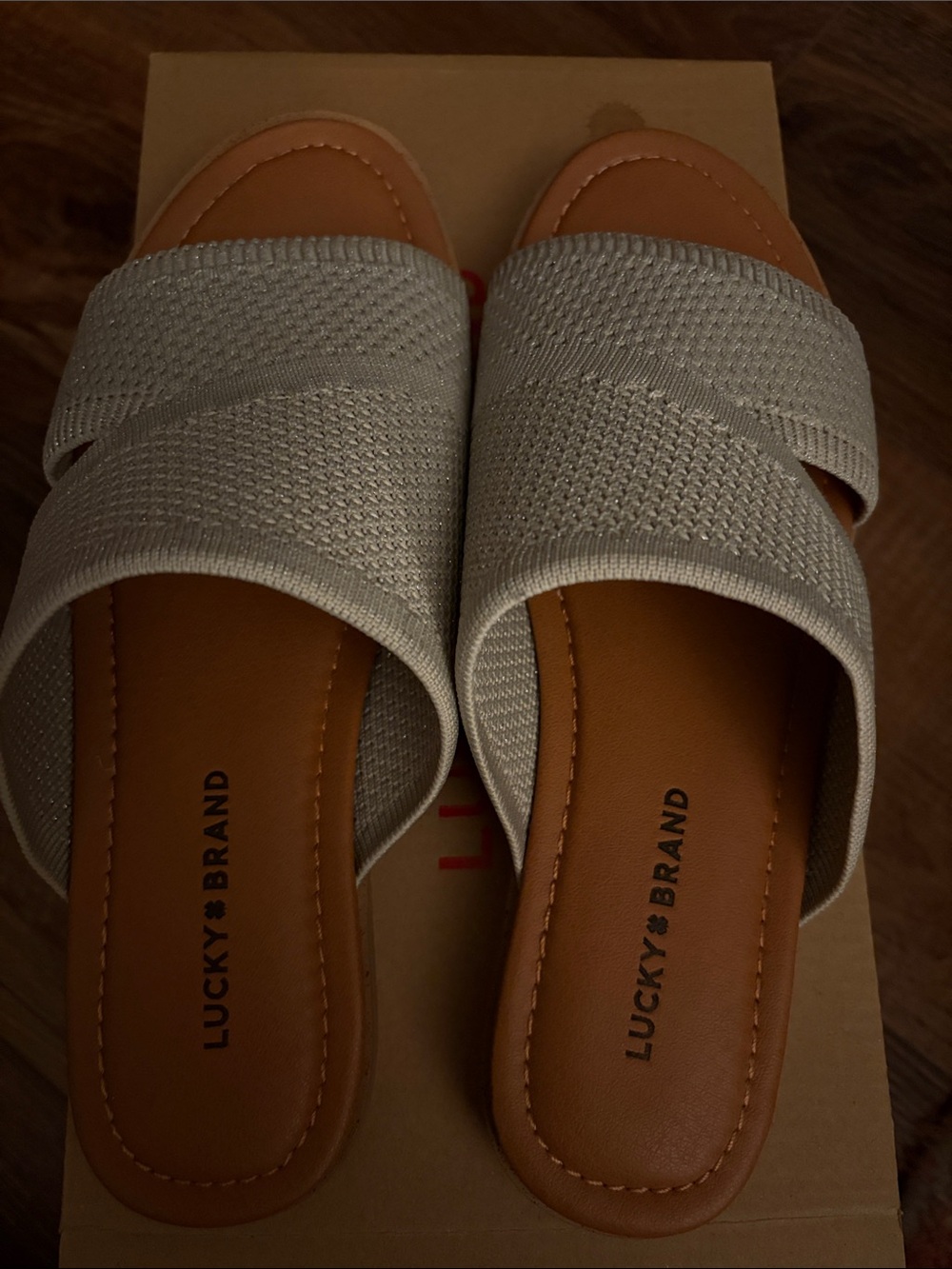 Lucky Brand Taupe Nedoka Sandals